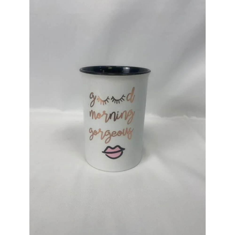 Tri-Coastal Design Makeup Brush Holder Organizer Cup Ceramic